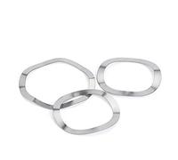 Rondelles Ondulées M3 M4 M5 M6 M8 M10 M12-M41 304 A2 En Acier Inoxydable, Joint Élastique À Ressort(M5x10x0.3(50pcs))