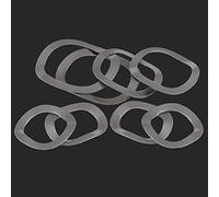 Rondelles ondulées, Ressort De Compression En Acier Inoxydable 304, Rondelle À Trois Crêtes, Élastique Ondulé