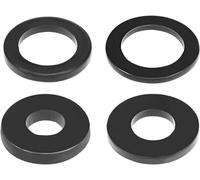 Rondelles Plates 30 Pièces 3-31 Mm De Diamètre Intérieur 1,2-3,6 Mm D'épaisseur 7-45 Mm De Diamètre Extérieur Joints Plats pour écrou De Tuyau De Valve, 5mmx11mmx1.2mm