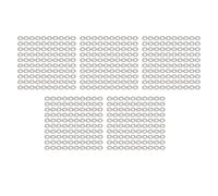 Rondelles Plates Acier Inoxydable 500 Pièces, 5mm ID X 10mm OD, Épaisseur 0,5mm - Répartition Uniforme de la Pression, Anti - Desserrage Fiable, Idéales pour Boulons M4