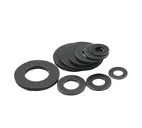 Rondelles plates en acier au carbone noir de grade 8.8, 1 à 100 pièces, M2, M2.5, M3, M4, M5, M6, M8, M10, M12, M14, M16, M18, M20, M22-M45(M5x10x1 x 50pcs)