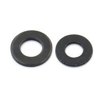Rondelles plates en acier au carbone noir DIN125, grade 8.8, M2/2,5/3/4/5/6/8/10/12/14/16/18/20/22-/45, 1 à 100 pièces(M33x60x5 x 2pcs)