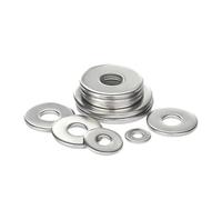 Rondelles plates en acier inoxydable 304, 1 à 100 pièces, M1.6 M2 M3 M4 M5 M6 M8 M10 M12 M14 M16 M18 M20 M22 M24 M27 M30(M6x12x1.6(30pcs))