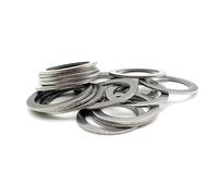 Rondelles plates en acier inoxydable 304 de 1 mm d'épaisseur, ultra fin, pour machine à laver, joint de réglage de haute précision, 11 x 14 x 1 (10 pièces)