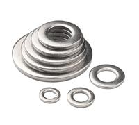 Rondelles plates en acier inoxydable 304, rondelles plates extra larges M2 à M14, rondelle plate robuste for la répartition de la charge Cale fixe(M2.5 [50 pieces])