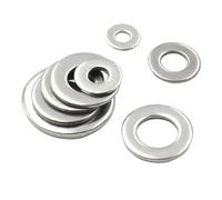 Rondelles plates en acier inoxydable DIN125, 1 à 100 pièces, M2 / 2,5 3 4 6 8 10 12 14 16 18 20 22 27(M14x25x1.5 (10pcs))