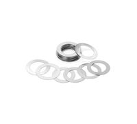 Rondelles plates en acier inoxydable M30, M32 et M35 - Joints de calage ultra-fins, épaisseur de précision de 0,1 mm à 1 mm(30x40x0.5mm 6Pcs)