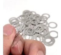 Rondelles plates en acier inoxydable, Rondelle Plate Paquet De 2200 M2-M40 0,1-1mm Inox(100pcs M3x7,0.3mm thick)