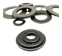 Rondelles plates en acier noir de qualité 8.8 M1.6-M24, conformes aux normes GB97 et DIN125(M3 50pcs)