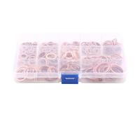 Rondelles plates en cuivre de haute qualité, conductivité thermique électrique, protection de surface de répartition de charge, isolation pour boulons, vis, fixations, 280 pièces,