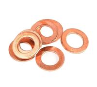 Rondelles plates en laiton, bagues d'étanchéité, rondelles cuivre, M5-M24, paquet assorti(M8x20x2(5pcs))