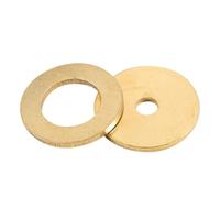 Rondelles plates en laiton M2.5 M3 M4 M5 M6, joint d'huile, grande taille, surdimensionnée, grande rondelle plus large, joints unis(M6x16x1mm(10Pcs))