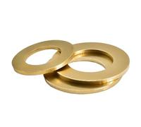 Rondelles plates en laiton massif, 3 à 500 pièces, joint en laiton brut, cale, bague d'espacement circulaire M2-M20(M3x7x0.5(200Pcs))
