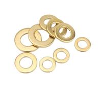 Rondelles plates en laiton massif et cuivre non standard M2 M2.5 M3 M4 M5 M6 M8 M10 M12 M14 M16, 5 à 100 pièces(10pcs M8x16x2mm)