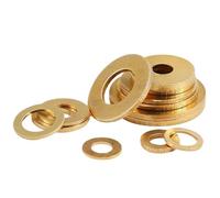 Rondelles plates en laiton massif M10 M12 M14 M16 M18 M20 M22 M24, joint torique, entretoises en métal uni, rondelles toriques(M10x50x3(1pcs))