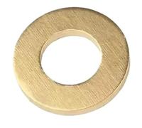Rondelles plates en laiton massif M2-M24, 1 à 200 pièces, joint en laiton brut, cale, bague d'espacement circulaire(M2.5x5x0.4(200pcs))