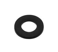 Rondelles plates en Nylon blanc/noir, 700 pièces, Kit de joints de tuyau for joint de puisard M2 M2.5 M3 M4 M5 M6 M8 M10 M12(700pcs Black)