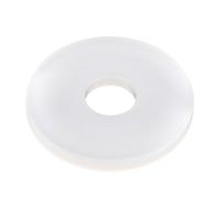 Rondelles plates en Nylon noir ou blanc M2-M24, entretoise en caoutchouc, rondelle en plastique, isolation, joints durs d'étanchéité étanches for boulons à vis(White,M12x30x3mm (10pcs))