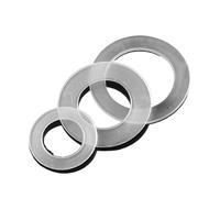 Rondelles plates en plastique et Nylon, 200 pièces, M2 M3 M3.5 M4 M5 M5.8 M6 M8 M10 M12 M14-M22Thick, joint rond en caoutchouc PE isolant, joint uni souple(M12x17x1mm-200pcs)