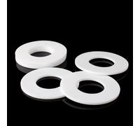 Rondelles plates en PTFE, 20 pièces, joints de bride haute température for manomètres et Joints de conduites d'eau (ID 35-115mm)(90x95x1.25mm)