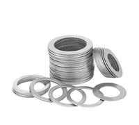 Rondelles plates extra-minces en acier inoxydable 304 M3 M4 M5, joints ultra-minces, épaisseur 0,1 0,2 0,3 0,5 mm, patins plats(M4x6x0.2mm 100pcs)