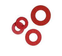 Rondelles plates isolantes en acier rouge M2 M2.5 M3 M3.5 M4 M5 M6 M7 M8 M10 M12, 20/100 pièces(100pcs M6x12x0.5mm)