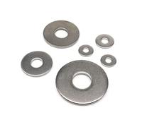 Rondelles plates larges en acier inoxydable A4-316, lot de 10 pièces (M2,5 à M16), for usage industriel(10pcs M6)