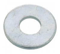 Rondelles plates LLu - acier zingué blanc - diamètre 10 mm - 100 pièces ACTON