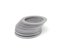 Rondelles plates, Lot de 10 rondelles plates en acier inoxydable, joint de réglage de haute précision, cales ultra-minces M20/M22/M25/M28/M30, épaisseur 0,1/0,2/0,3/0,5/1 mm