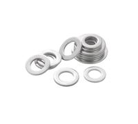 Rondelles plates métriques en acier inoxydable M3-M24, 100 pièces/1 pièce, DIN215 304/A2-70, for boulons, vis, GB97, assortiment de rondelles de blocage métalliques(M22-2pcs)