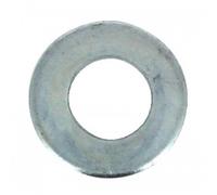 Rondelles plates Mu - acier zingué blanc - diamètre 16 mm - 100 pièces VISWOOD