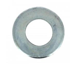 Rondelles plates Mu - acier zingué blanc - diamètre 5 mm - 500 pièces VISWOOD