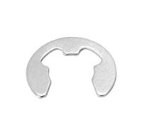 Rondelles plates, rondelles M2 .5 M3 M4 M5 M6 M8 M9 M12 M15 304 en acier inoxydable, bague de retenue ouverte, rondelle fendue, circlip type E, et durable(M12)