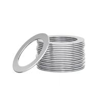 Rondelles plates ultra fines en acier inoxydable 304, épaisseur 0,1 mm, 0,2 mm, 0,3 mm, 0,5 mm, M6, M7, M8(M6x12x0.2mm 50pcs)