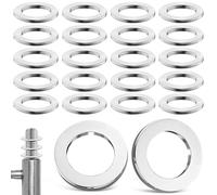 Rondelles pour Gonds de Porte 14mm x 20mm x 2mm 20Pcs Rondelles pour Charnières Metal Bague Paumelle Plate (M14)