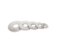 Rondelles simples en acier inoxydable 304, 1 à 50 pièces, Installation mécanique générale M2.5 M3 M4 M5 M6 M8 M10 M12 M14 M16(25PCS M5)