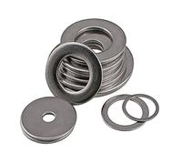 Rondelles simples en acier inoxydable 304, joint métallique à vis plate GB97 Extra épais M2M3M4M5-M36. Accessoires de quincaillerie(M6x10x1.0 (200PCS))