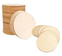 Rondin De Bois Deco 2 à 100 tranches de bois rondes non finies 1 10 cm for loisirs créatifs(50mm 20pcs)