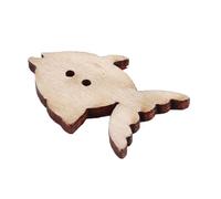 Rondin Mixte Peint Petit Poisson Vintage Rondin Impression Bouton Bricolage Fait Main Accessoires 50 Paquets