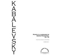 Rondo À La Mémoire De Prokofiev Op. 79 / Recueil