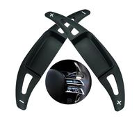 Rondrive 2 Pièces Extension de Palette Changement Vitesse au Volant en Aluminium Compatible avec Mercedes 2023 2024 A B C E S CLA GLA GLB GLC X254 GLE EQE EQS V297 AMG-LINE Accessoire Noir