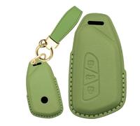 Rondrive Coque de clé à 3 boutons compatible avec Volkswagen Golf 8 2020-2026 - Coque de clé pour VW ID.3 ID.4 ID6 - Fait à la main - Vert pastel