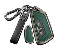 Rondrive Coque de clé de voiture avec porte-clés pour VW Golf 8, ID.3, ID.4, ID.5, ID.Buzz ID7, Tayran Multivan T7, 2025, 3 boutons, protection contre les rayures