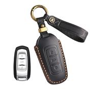 Rondrive Étui de protection en cuir pour e voiture, compatible avec Proton X70, pour Geely Atlas Okavango, Coolray Vision X6, Emgrand GT - Noir