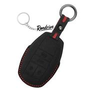 Rondrive Étui de protection en daim pour e voiture Bentley Bentayga Continental AWD/Phev Flying Spur 2019-2026 Cousu à la main 4 boutons Noir