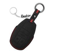 Rondrive Étui de protection en daim pour e voiture Bentley Bentayga Continental AWD/Phev Flying Spur 2019-2026, cousu à la main, 3 boutons, noir