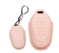 Rondrive Girly Coque de clé de voiture en cuir faite à la main pour Citroën C3 C5 C4 DS5 DS5 DS3 DS7 Rose pastel