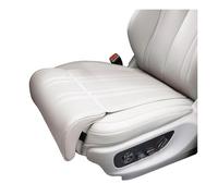 Rondrive Housse de siège de voiture avec extension de jambe - Pour Chevrolet Silverado 1500 2500HD Suburban Tahoe 2026 2025 2024 - Coussin de siège de voiture en cuir - Blanc