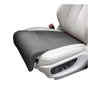 Rondrive Housse de siège de voiture avec extension de jambe - Pour Chevrolet Silverado 1500 2500HD Suburban Tahoe 2026 2025 2024 - Coussin de siège de voiture en cuir - Noir
