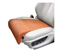 Rondrive Housse de siège de voiture avec extension de jambe - Pour Chevrolet Silverado 1500 2500HD Suburban Tahoe 2026 2025 2024 - Coussin de siège de voiture en cuir - Orange